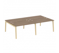 Рабочая станция, опоры - дуб светлый