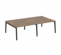 Рабочая станция, опоры - дуб темный