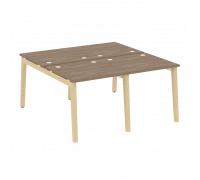 Рабочая станция, опоры - дуб светлый