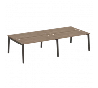 Рабочая станция, опоры - дуб темный