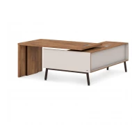 Стол руководителя с опорной тумбой