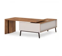 Стол руководителя с опорной тумбой