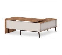 Стол руководителя с опорной тумбой