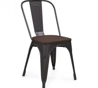Стул металлический Bistro Wood