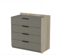 Модуль тумбы с ящиками конечный