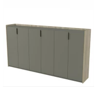 Шкаф средний трехсоставный