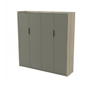 Шкаф высокий двусоставный