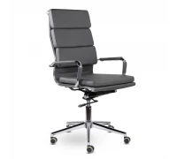 Кресло для руководителя СН-303 Кайман Трио В хром soft2