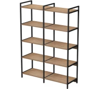 Стеллаж 5 полок CUBOS Двойной