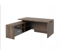 Стол руководителя FI-117L.GG (левый)