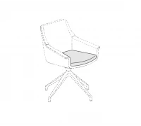 Подушка сиденья (опция) для кресел 135038