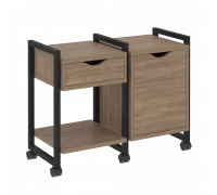 Тумба на колесных опорах наборная. Вариант №3 VR.L-TN-3.K