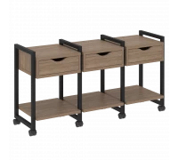 Тумба на колесных опорах наборная. Вариант №4 VR.L-TN-4.K