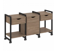 Тумба на колесных опорах наборная. Вариант №6 VR.L-TN-6.K