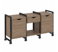 Тумба на колесных опорах наборная. Вариант №7 VR.L-TN-7.K