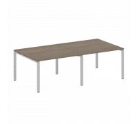 Переговорный стол (2 столешницы) на П-образном м/к БП.ПРГ-2.2