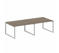 Переговорный стол (2 столешницы) на О-образном м/к БО.ПРГ-2.3