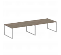 Переговорный стол (2 столешницы) на О-образном м/к БО.ПРГ-2.5