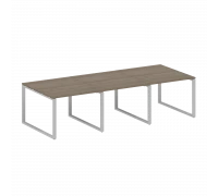 Переговорный стол (3 столешницы) на О-образном м/к БО.ПРГ-3.1