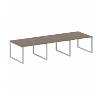 Переговорный стол (3 столешницы) на О-образном м/к БО.ПРГ-3.2