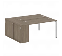 Рабочая станция на П-образном м/к с опорным шкафом-купе БП.РС-СШК-1.3