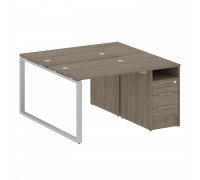 Рабочая станция на О-образном м/к с опорной тумбой БО.РС-СТП-2.1