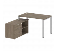 Рабочая станция на П-образном м/к с опорной тумбой левая БП.РС-СТС-2.2 Л