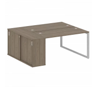 Рабочая станция на О-образном м/к с опорным шкафом-купе БО.РС-СШК-1.3