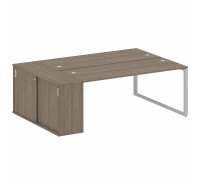 Рабочая станция на О-образном м/к с опорным шкафом-купе БО.РС-СШК-1.5