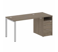 Рабочая станция на П-образном м/к с опорной тумбой БП.РС-СТП -1.2