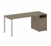 Рабочая станция на П-образном м/к с опорной тумбой БП.РС-СТП -1.3