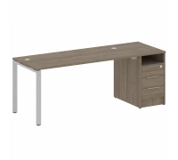 Рабочая станция на П-образном м/к с опорной тумбой БП.РС-СТП -1.4