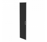 Фасад стекло в раме высокий левый (лакобель, белый) O.SR-1(L) white/black