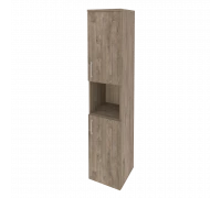 Шкаф высокий узкий правый  (2 низких фасада ЛДСП) O.SU-1.5(R)