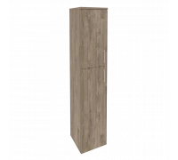 Шкаф высокий узкий левый (1 средний фасад ЛДСП + 1 низкий ЛДСП) O.SU-1.8(L)