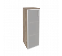 Шкаф средний узкий левый (1 средний фасад стекло в раме) O.SU-2.4R(L)