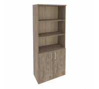 Шкаф высокий широкий (2 низких фасада ЛДСП) O.ST-1.1