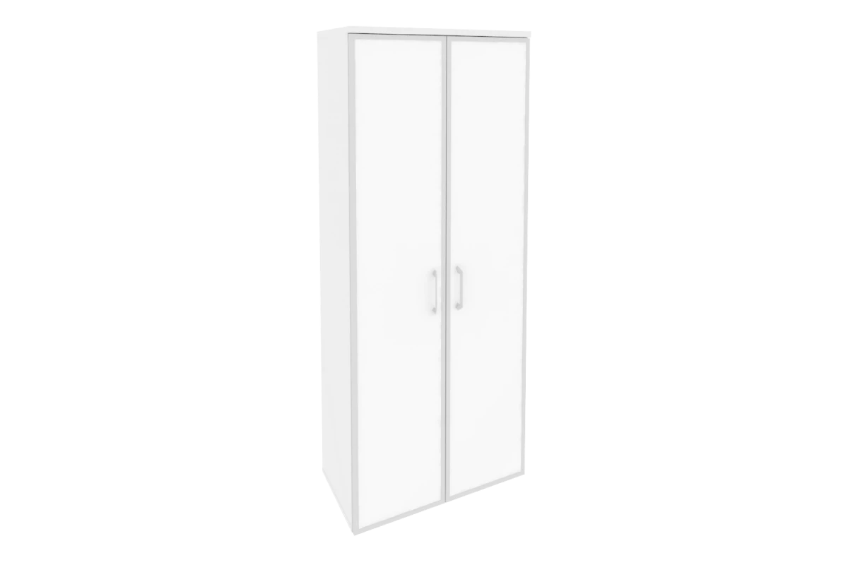 Шкаф высокий широкий O.ST-1.10R white/black Onix