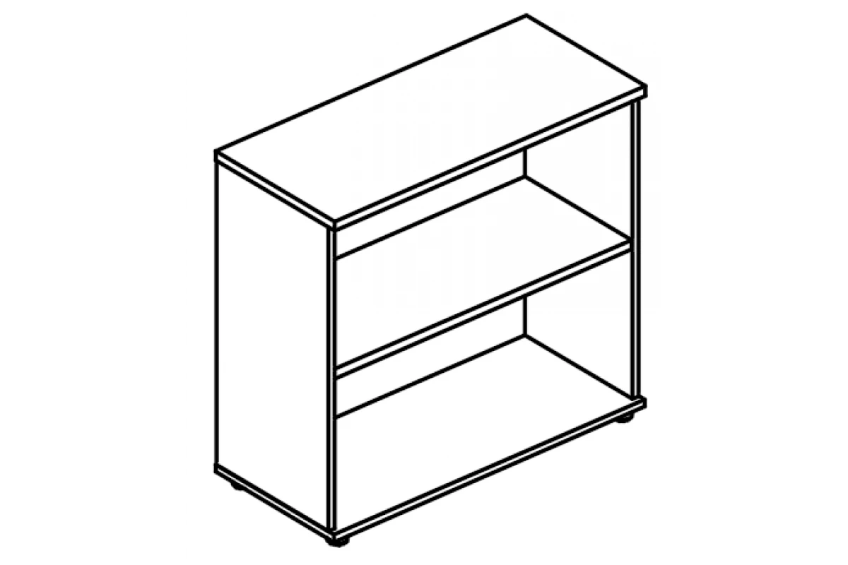 Стеллаж низкий (топ ДСП) МР 9450 Alta