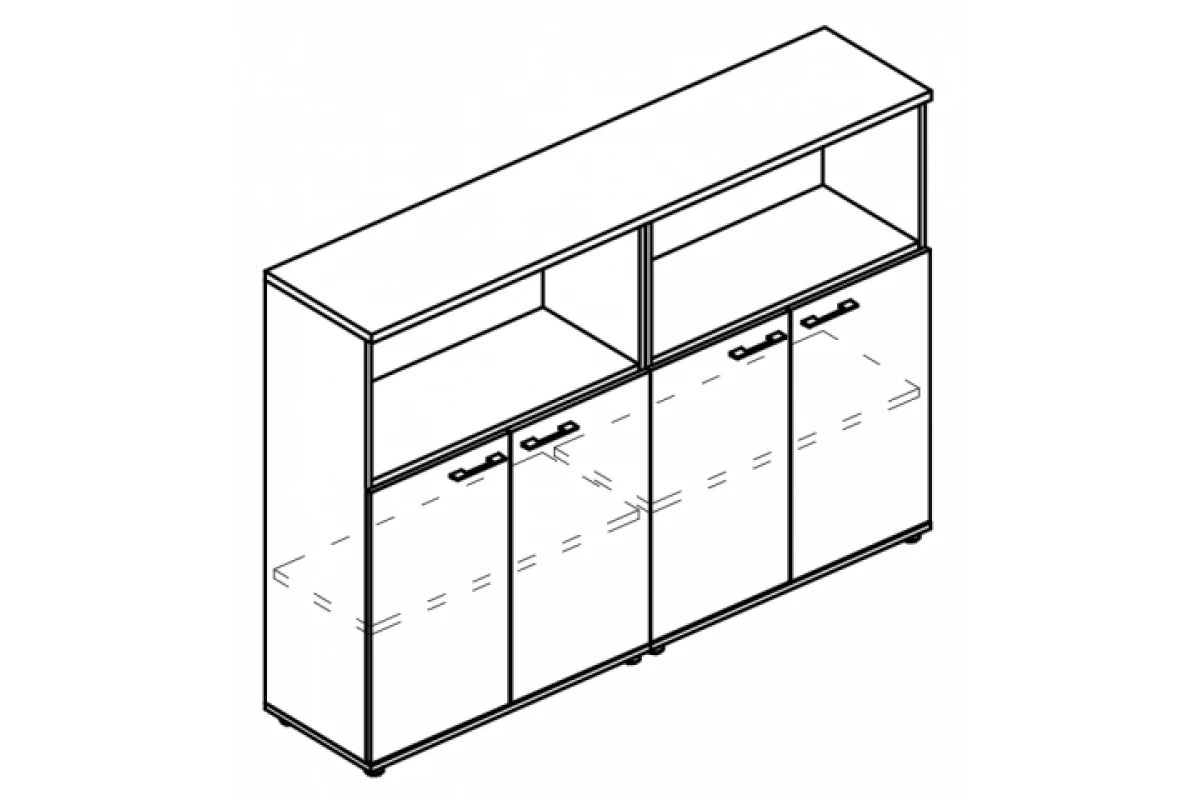 Шкаф комбинированный МР 9491 Alta