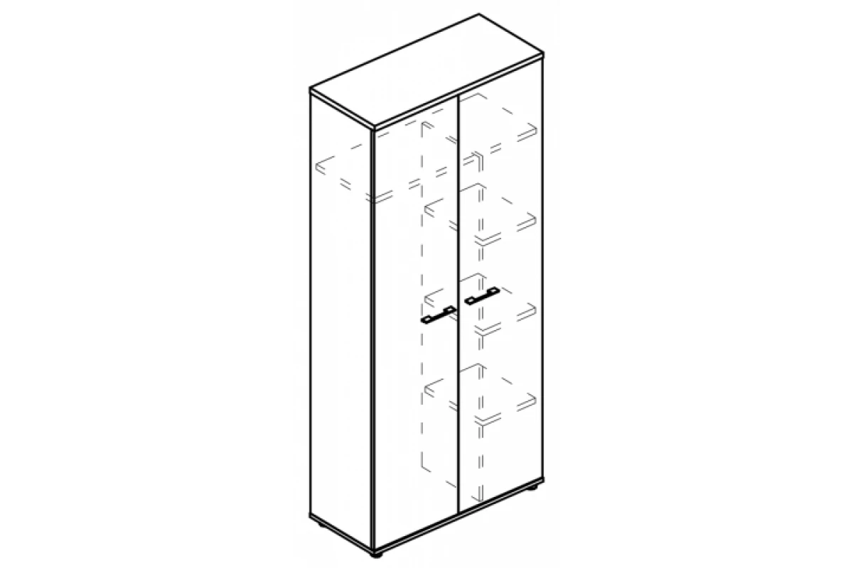 Шкаф для одежды c дополнением (топ ДСП) МР 9409 Alta