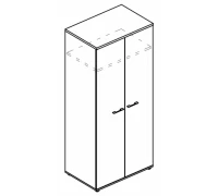 Шкаф для одежды глубокий (топ ДСП) МР 9411