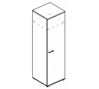 Шкаф для одежды глубокий узкий (топ ДСП) МР 9412