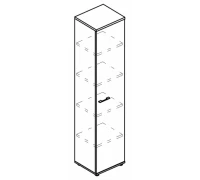 Шкаф закрытый узкий (топ ДСП) МР 9477