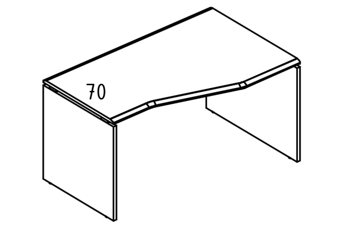 Стол эргономичный МР МП 064.01 Alta