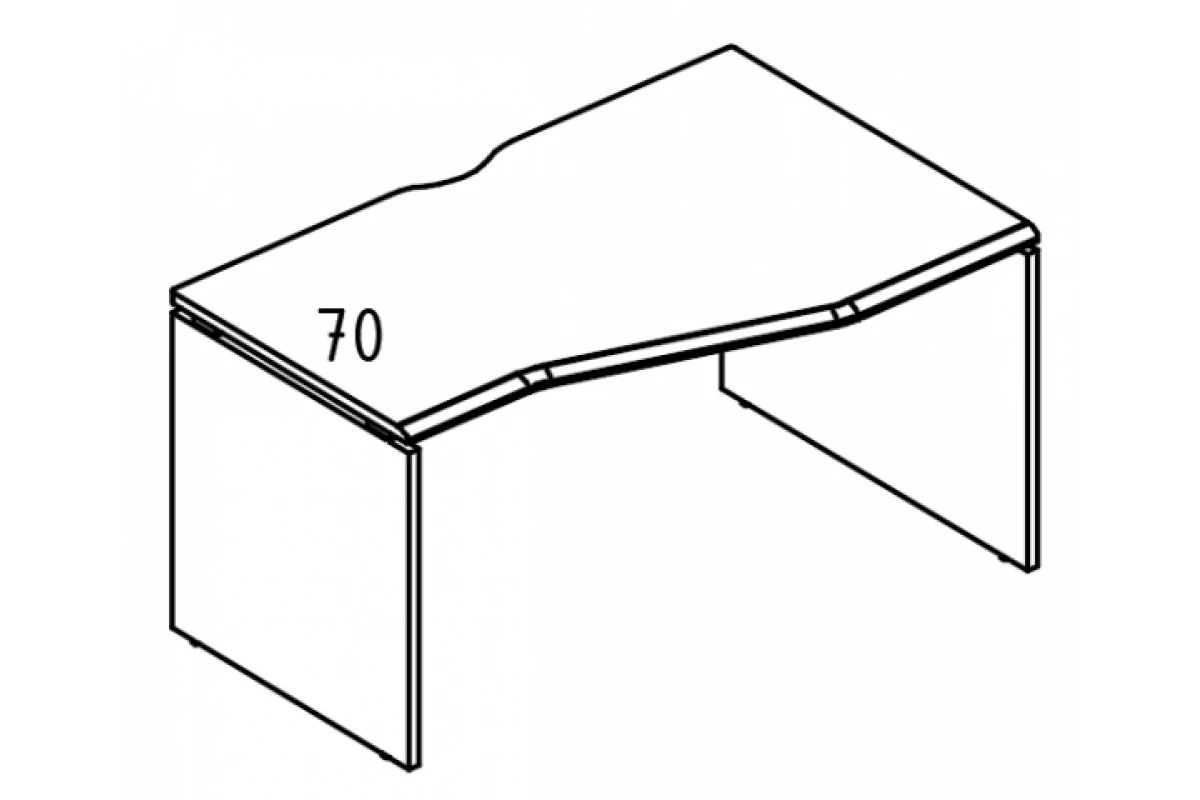 Стол эргономичный МР МП 064.02 Alta