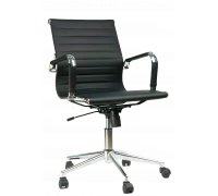 Кресло Leo T экокожа черный