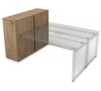 Тумба с выкатной секцией и общим топом 9ТП.002.4
