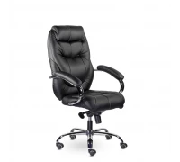 Кресло для руководителя Аляска СН-153 В хром/ХДП/МБ