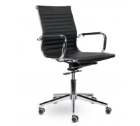 Кресло для руководителя СН-300 Кайман Н хром (экокожа)